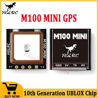 Hglrc M100 MINI GPS รุ่นที่ 10 ชิป UBLOX ตําแหน่งสามโหมด 3.3V-5V สําหรับโดรนแข่งขัน FPV สําหรับโดรน RC FPV Freestyle