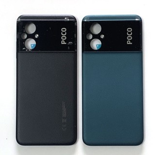 ฝาครอบแบตเตอรี่ ของแท้ สําหรับ Xiaomi Poco M5 22071219ฝาครอบกระจกด้านหลัง สําหรับ Poco M5 22071219ฝาครอบแบตเตอรี่ CG