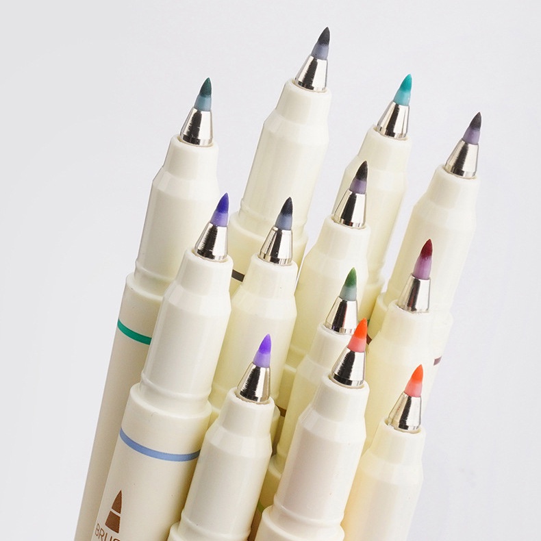 ปากกามาร์กเกอร์-แบบนุ่ม-สําหรับนักเรียน-ออกแบบสีน้ํา-วาดภาพ-ระบายสี-แอนิเมชั่น-ศิลปะ-พู่กัน-พู่กัน-ตะขอ-เส้น