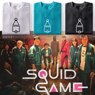 Trending Squid Game Logo Print Tshirt Unisex_03