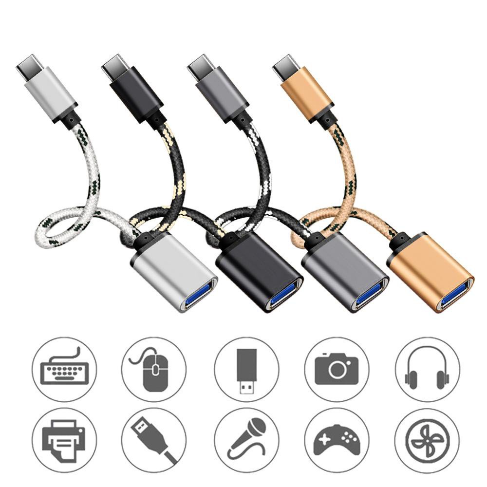 อะแดปเตอร์สายเคเบิ้ลเชื่อมต่อข้อมูล-usb-2-0-type-c-male-to-usb-2-0-a-female-otg-type-c-otg