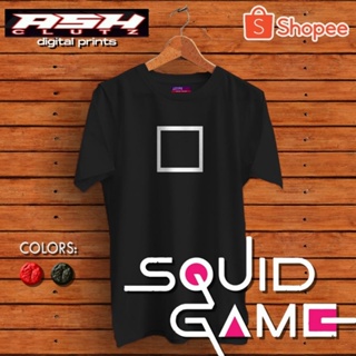 Trending Squid Game Square Logo Korean Kdrama Customize Print Tshirt Unisex_03