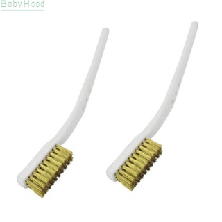 【Big Discounts】Wire Brush 2pcs Cleaner Copper Light Scrubbing Plastic Handle Set Tool Durable#BBHOOD