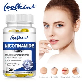 Coolkin VIT B3 Niacinamide Capsules สนับสนุนอาหารเสริมวิตามินบี 3 ไวท์เทนนิ่ง จุดด่างดำ ปรับผิวให้กระจ่างใส