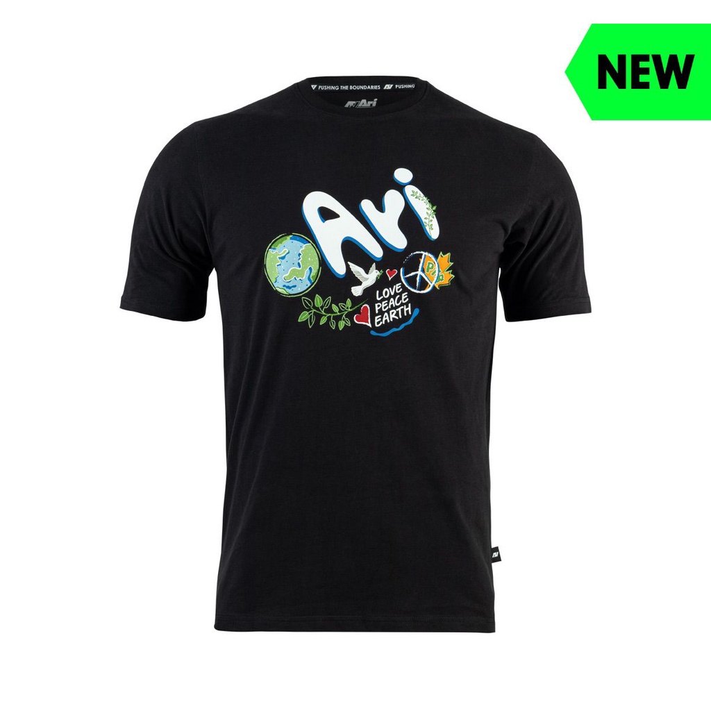 ari-peace-on-earth-tee-เสื้อยืดอาริแท้-100-จาก-shop-01