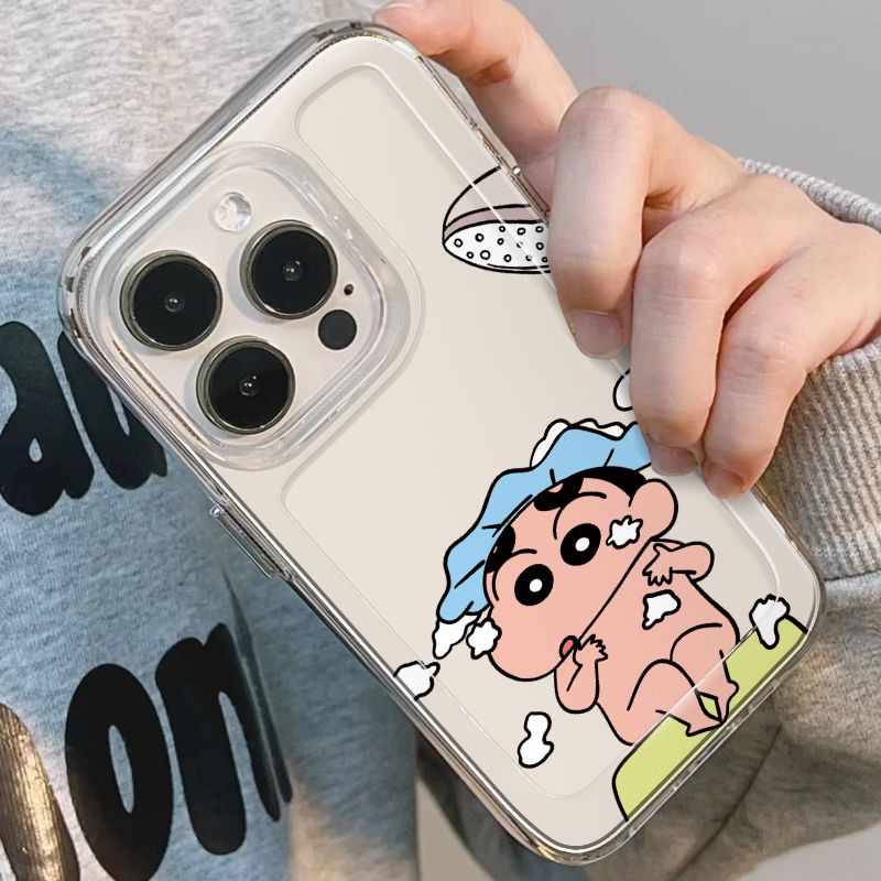 เคสโทรศัพท์มือถือ-แบบนิ่ม-ลายการ์ตูนชินจัง-กันกระแทก-สําหรับ-apple-iphone-14-13promax-12-11-xrs-7-8plus