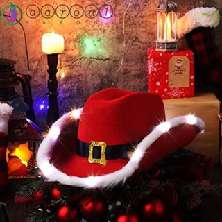 AARON1 Cowboy Hat Fashion Large Santa Claus Hat Fisherman Hat Plush Bucket Hat