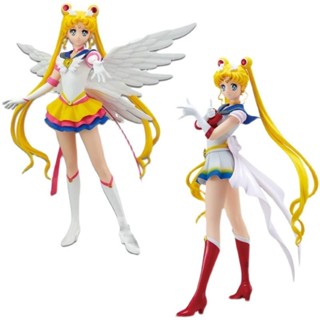 โมเดลฟิกเกอร์ PVC อนิเมะเซเลอร์มูน เจ้าหญิง Serenity ขนาด 23 ซม. สําหรับเก็บสะสม ตกแต่งเค้ก