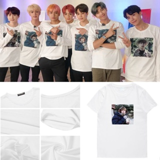 เสื้อยืดคอกลมลำลอง BTS LOVE YOURSELF สำหรับผู้หญิง