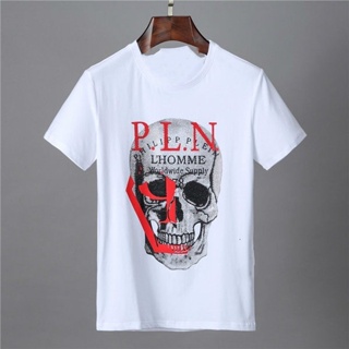 Luxury Unisex Men PP T Shirt Short Sleeve Luxury Designer Philipp Plein_01