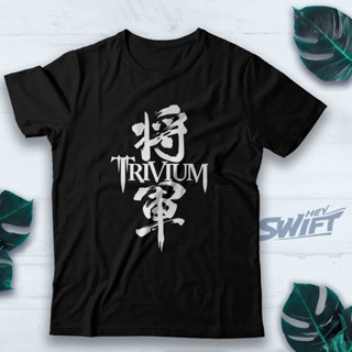 [COD]เสื้อยืดแขนสั้น พิมพ์ลาย Trivium Shogun DISTROS-5XL