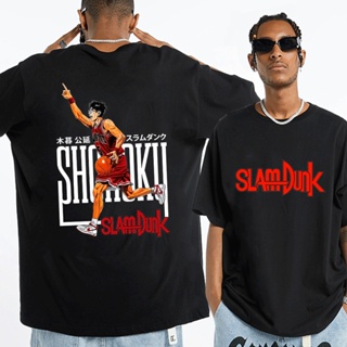 S-5XL Slam Dunk Printed T-shirt Men Women Hot Anime T Shirts Japanese Streetwear Cool Plus Size Short Sleeve Tee Shirt G