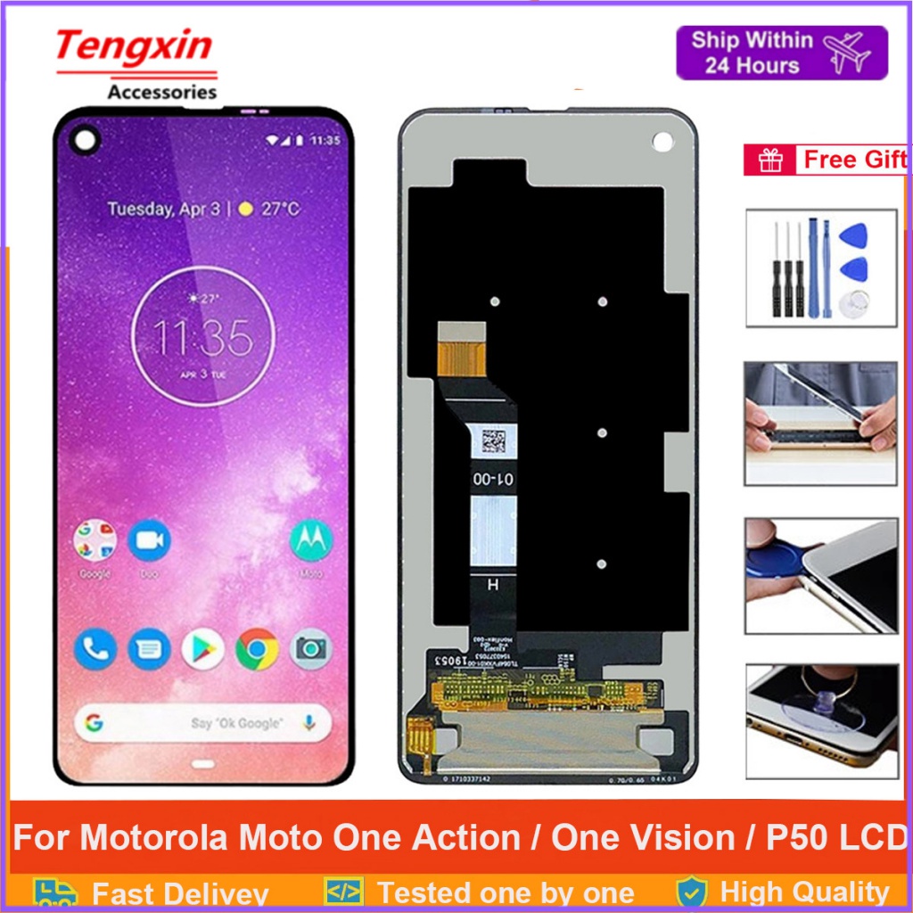 หน้าจอแสดงผล-lcd-ดิจิทัล-หน้าจอสัมผัส-สําหรับ-motorola-moto-one-action-xt2013-1-xt2013-4-moto-one-vision-xt1970