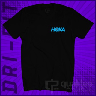 New Hoka One One Logo Dry Fit Tee Shirt Quick Dry Breathable and Cool Round Neck Trail Running Shoes_03