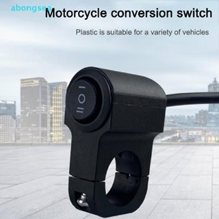 abongsea 7/8 22cm Plastic Motorcycle Handlebar Headlight Switch Three-position Nice