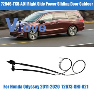 2 Piece Power Sliding Door Cable Right Side Replacement for Honda Odyssey 2011-2020(W/O Motor)Electric Sliding Door Pull Wires