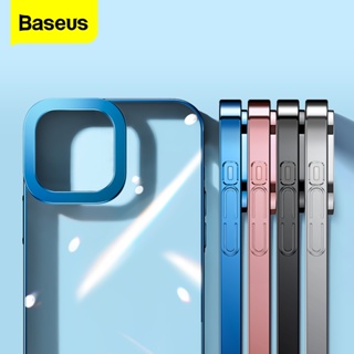 BASEUS 【ลดราคาพิเศษ】เคสโทรศัพท์มือถือแบบใส ป้องกันเลนส์ ปิดด้านหลัง เต็มเครื่อง สําหรับ iPhone 13 12 Pro Max Mini 2021