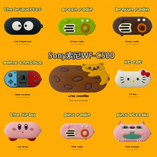 Sony WF-C500 Case Silicone Soft Case Protective Cover Cartoon Switch Coal Ball Sony WF-C500 Shockproof Case Protective Cover Cute Star Cappy Stitch Sony WF-C500 Case Cover Soft Case Transparent Case