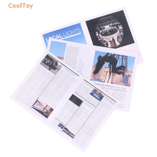 Cooltoy โมเดลนิตยสารหนังสือพิมพ์ สําหรับตกแต่งบ้านตุ๊กตา 6 ชิ้น