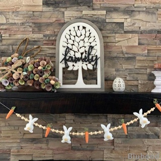 [Biubond] 1.96ft Artificial Hanging Carrot Rabbit Swag Holiday Carrot Banner Easter Festival Wall Windows Party Spring Floral House Garland Decoration