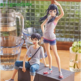 Allgoods ฟิกเกอร์ Pvc อนิเมะ Weathering With You Morishima Hodaka Action Figures ของเล่นคู่รัก สําหรับเด็ก