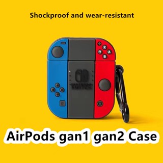 【จัดส่งรวดเร็ว】เคสหูฟัง แบบนิ่ม ลายการ์ตูนน่ารัก สําหรับ AirPods gen1 gen2