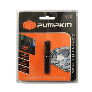 PUMPKIN ดอกโฮลซอเพชรเจาะแกรนิตโต้ รุ่น 26402 ขนาด 6 มม. สีดำ Power Drills & Drivers