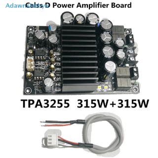 Adhyu TPA3255 บอร์ดขยายเสียงสเตอริโอดิจิทัล 2.0 ช่อง 600W HIFI 300W*2 TH