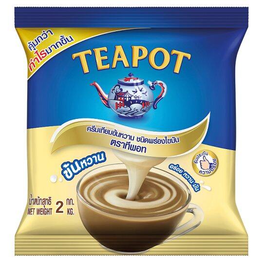 Teapot Condensed Milk นมข้นหวาน ขนาด 2Kg Shopee Thailand