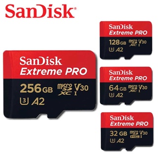 ภาพหน้าปกสินค้าเมมโมรี่การ์ด Sandisk Extreme Pro microSD Card ความเร็ว 170MB/sความจุ 32GB 64GB 128GB 256GB Class10 A2 การ์ดหน่วยความจำ ที่เกี่ยวข้อง