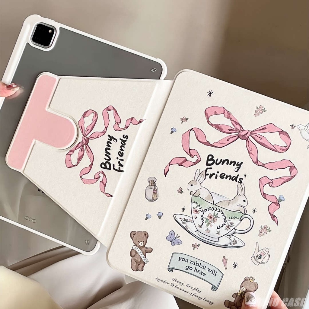 เคส-ลายการ์ตูนกระต่าย-หมุนได้-360-องศา-สําหรับ-ipad-pro-11-2021-2022-case-2020-ipad-air-4-air-5-2022-ipad-mini-6-2021-9th-8th-10-2-นิ้ว