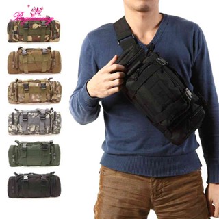 ✿ เริ่มต้น ✿ Molle กระเป๋าคาดเอว สไตล์ทหารยุทธวิธี ตั้งแคมป์ เดินป่า กลางแจ้ง AU ✿