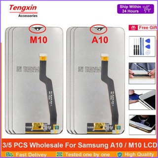 หน้าจอสัมผัสดิจิทัล lcd A10 สําหรับ Samsung Galaxy A10 lcd A105F A105FD M10 M105 M405F M105F DS 3 5 ชิ้น