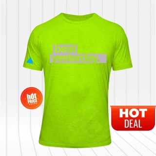 Dri-Fit GARMIN Beat Yesterday Running T Shirt Short Sleeve Microfiber_01