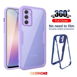 เคสโทรศัพท์มือถือแบบใส สองด้าน กันกระแทก สําหรับ Samsung A54 A34 A14 5G 360 Galaxy A14 LTE 4G A34 A 54 34 14 4G 5G