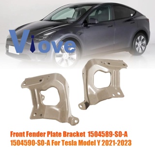 1Pair Bumper Lower Fender Support for Tesla Model Y 2021-2023 1504589-S0-A 1504590-S0-A