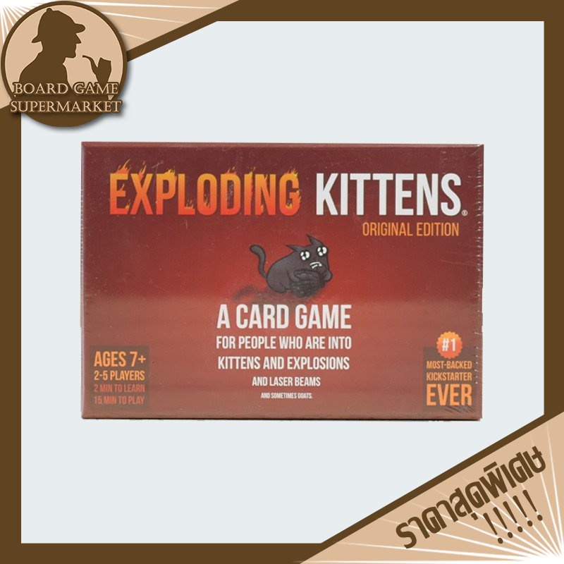 Exploding / Imploding / Streaking kittens Board game - บอร์ดเกมแมว ...