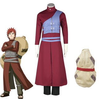 เครื่องแต่งกายคอสเพลย์ นารูโตะ Gaara สําหรับผู้ใหญ่ เหมาะกับงานปาร์ตี้ฮาโลวีน