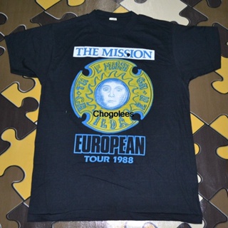 Vintage 1988 THE MISSION UK Children European Tour Concert Promo rare Deadstock T shirt_03