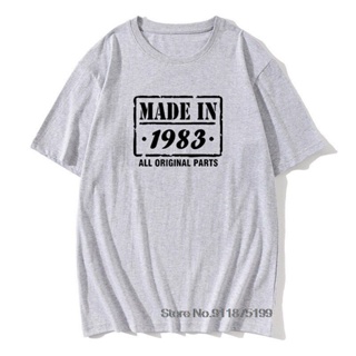 Born In 1983 T Shirts Men 100% Cotton Summer Round Neck Birthday Gift Tshirt Tops Cool Man T-shirt Husband‘s Clothe_03