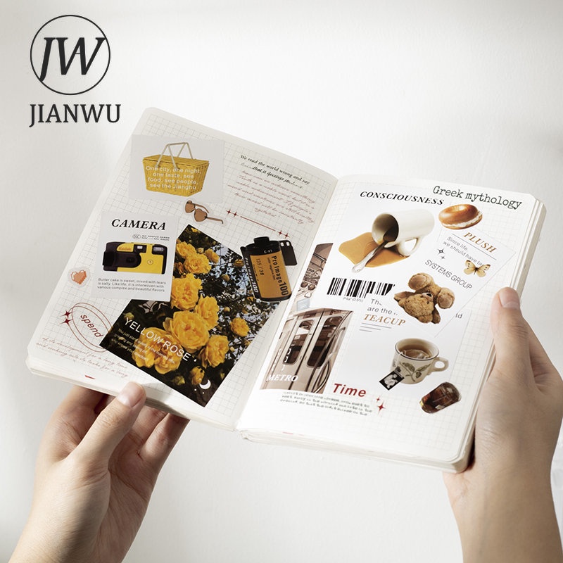 jianwu-สติกเกอร์-ขนาดเล็ก-สําหรับตกแต่งสมุดภาพ-diy-40-แผ่น