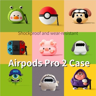 【จัดส่งรวดเร็ว】เคสหูฟัง แบบนิ่ม ลายการ์ตูน สําหรับ Airpods Pro 2