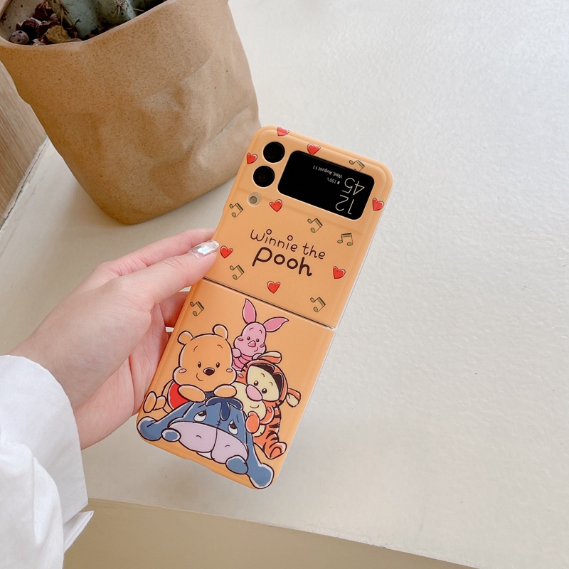 เคสโทรศัพท์มือถือแบบนิ่ม-กันกระแทก-ลายการ์ตูนวินนี่-เดอะ-พูห์น่ารัก-สําหรับ-samsung-galaxy-z-flip-3-5g-z-flip-4