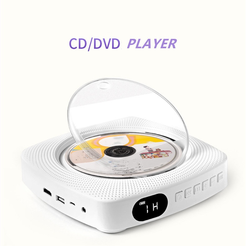 cd-dvd-player-เครื่องเล่นซีดี-ติดผนังแบบพกพาสำหรับใช้ในบ้าน-เครื่องเล่นดีวีดีบลูทูธ-ซีดีเรียนภาษาอังกฤษ