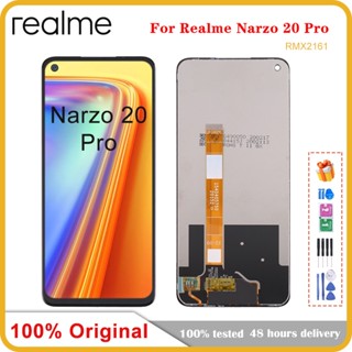 หน้าจอสัมผัสดิจิทัล LCD 6.5 นิ้ว สําหรับ OPPO Realme Narzo 20 Pro RMX2161 Realme Narzo 20Pro