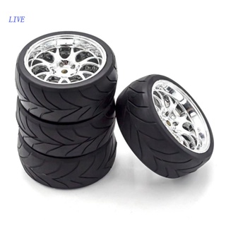 LIVE 4pcs/Set Replace Beadlock Wheel for Rim RC Car Wheel Set Upgrade Parts for 1/10 RC Rock Crawler TraxxasTRX4