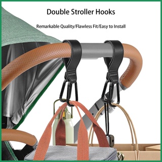 1PCS Double Hook รถเข็นเด็กแขวนกระเป๋า Hook รถเข็นเด็กมัลติฟังก์ชั่นแขวนกระเป๋า Hook