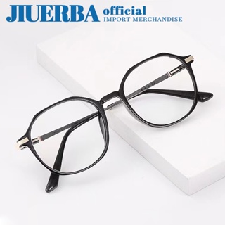 JIUERBA ใหม่ แว่นตาอ่านหนังสือ กรอบกลม เบาพิเศษ สไตล์คลาสสิก ป้องกันแสงสีฟ้า สําหรับผู้หญิง และผู้ชาย