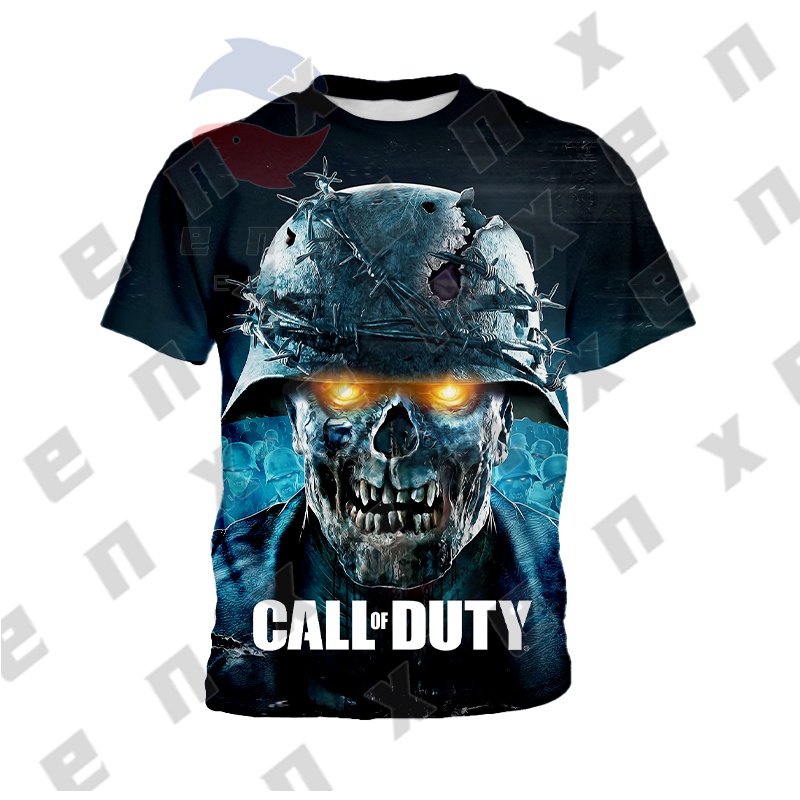 เสื้อยืดแขนสั้น-คอกลม-พิมพ์ลายตัวอักษร-call-of-duty-แฟชั่นฤดูร้อน-สําหรับเด็กผู้ชาย-อายุ-3-13-ปี