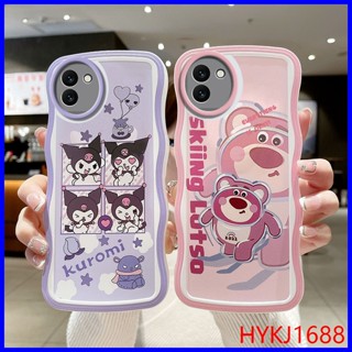 เคส Samsung A03 tpu ซิลิโคน ลายคลื่น ฝาครอบป้องกัน การ์ตูน ขอบเต็ม นิ่ม TY